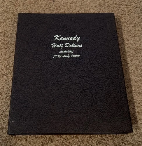 Kennedy Half Dollar Set 1964-1989 Including Proof Only Issues Dansco Album Incom