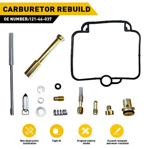 For Yamaha 1998-2001 Grizzly 600 Full YFM600 Carburetor Rebuild Carb Repair Set - Picture 10 of 10