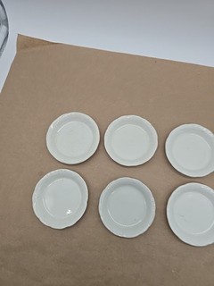 Antique Ironstone Lot Of 6 Butter Pat Alfred Meakin England 3 1/8 Inch