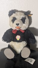 STEIFF PANDA-B R 1938 REPLICA 14" EAN 408311 Mohair Teddy Bear w/ ALL Tags
