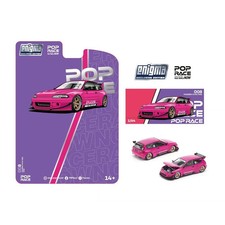 Pop Race Enigma Pandem Honda Civic EG6 Pink 1/64