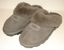 Women's UGG Coquette SLIPPER 5125 GRAY Twinface SHEEPSKIN In/Outdoor SIZE US 11