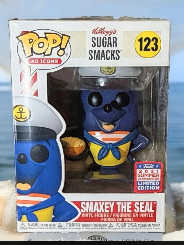 Funko POP! Ad Icons Kellogg's Sugar Smacks Smaxey the Seal #123 Exclusive