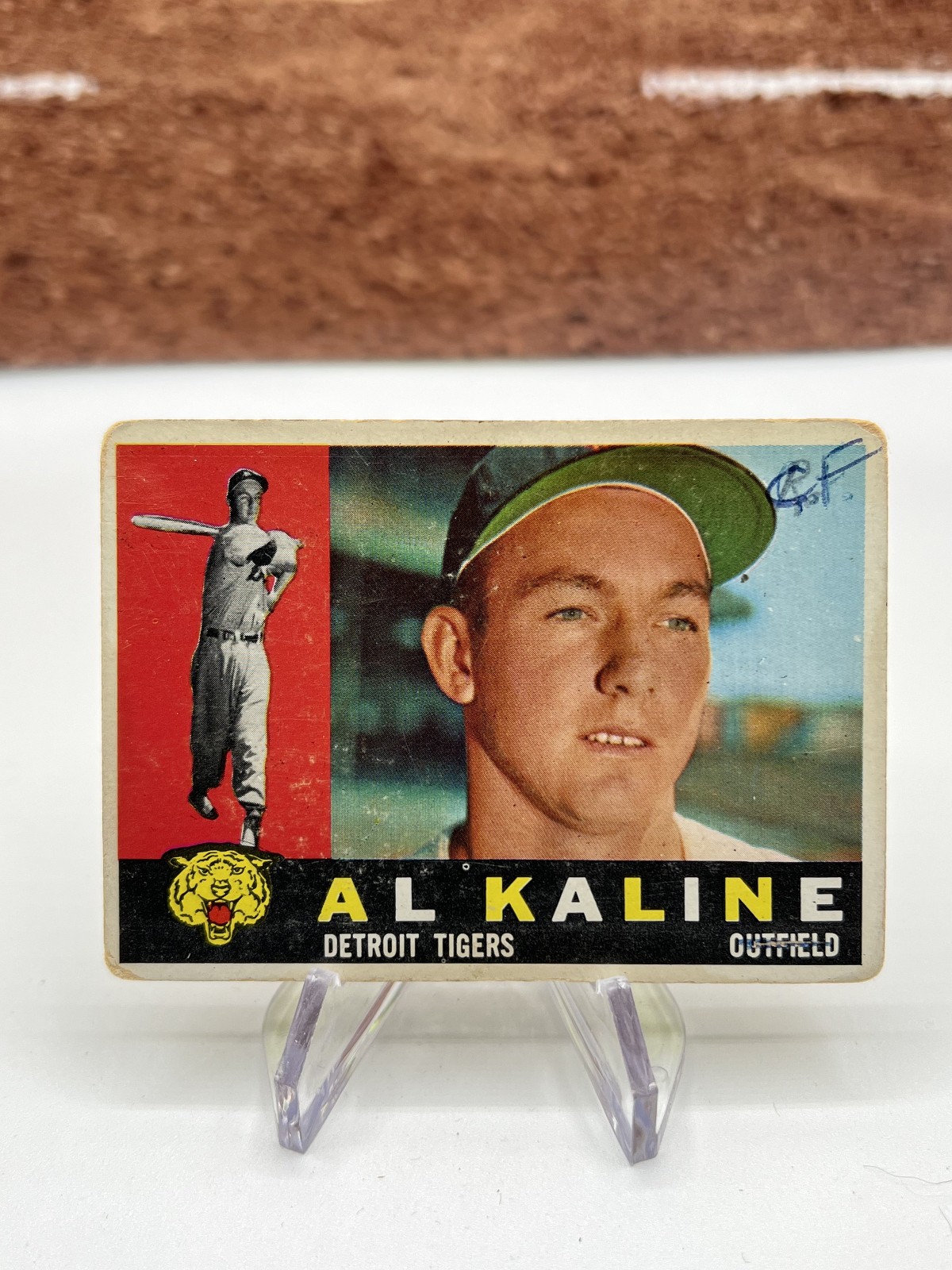1960 Topps Baseball #50 Al Kaline  Detroit Tigers WRITING