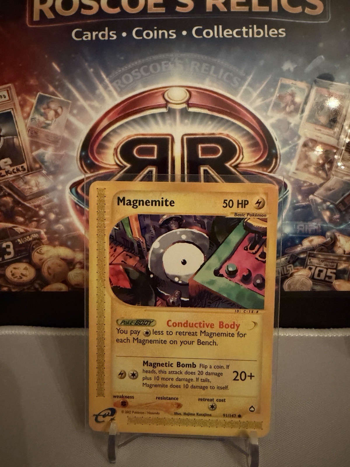 Magnemite (91) Common Aquapolis 091/147