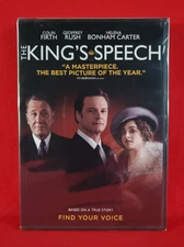 The King's Speech 2011 Anchor Bay DVD NEW Colin Firth