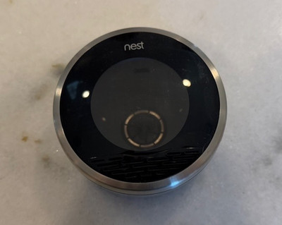 Nest 1st Generation Learning Silver Programmable Thermostat