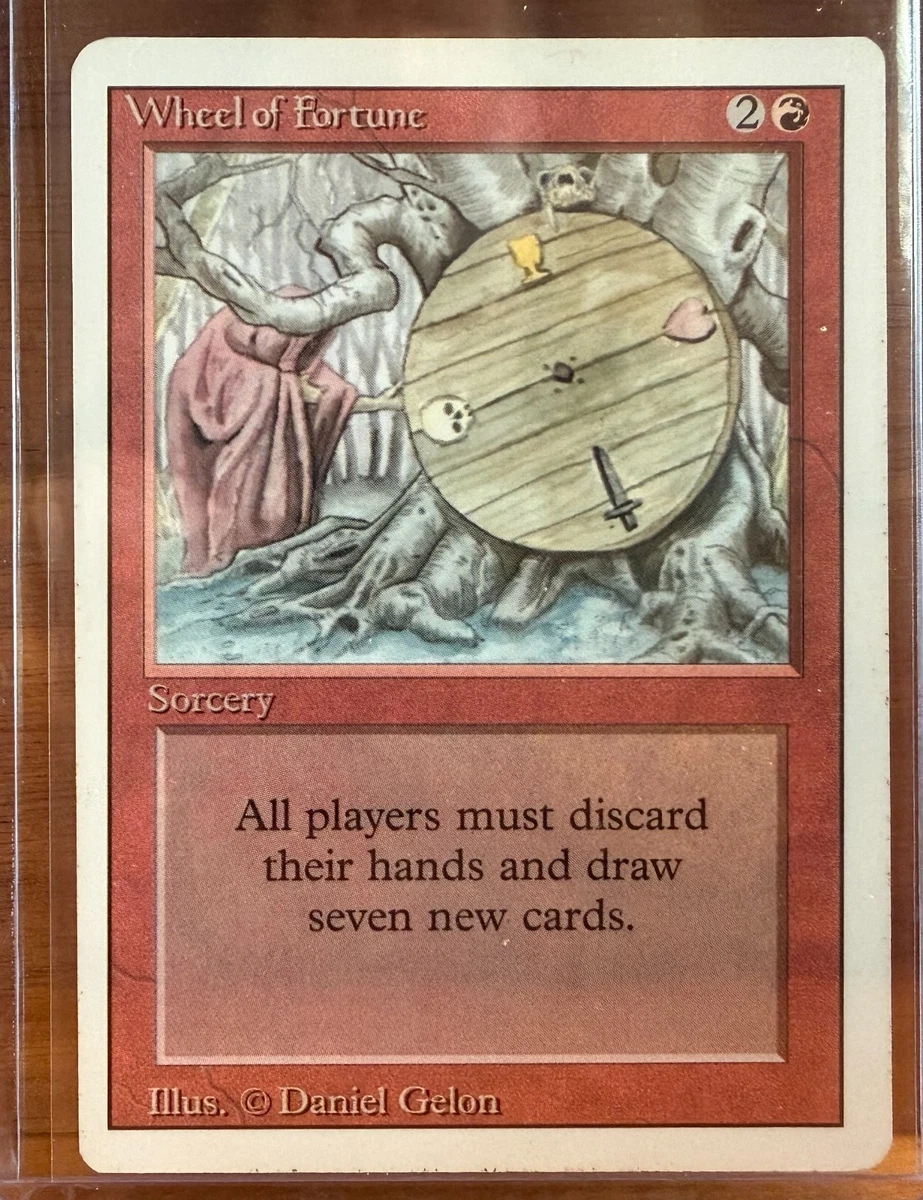 Wheel Of Fortune In Individual Magic: The Gathering Cards for sale