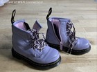 Dr. Martens 1460 T Lavender Purple Toddler Side Zip Leather Boots Size 7 — photo 3