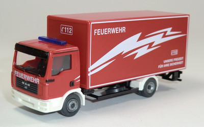 Wiking - MAN TGL 8.180 Koffer-Lkw - Freiwillige Feuerwehr - 1:87