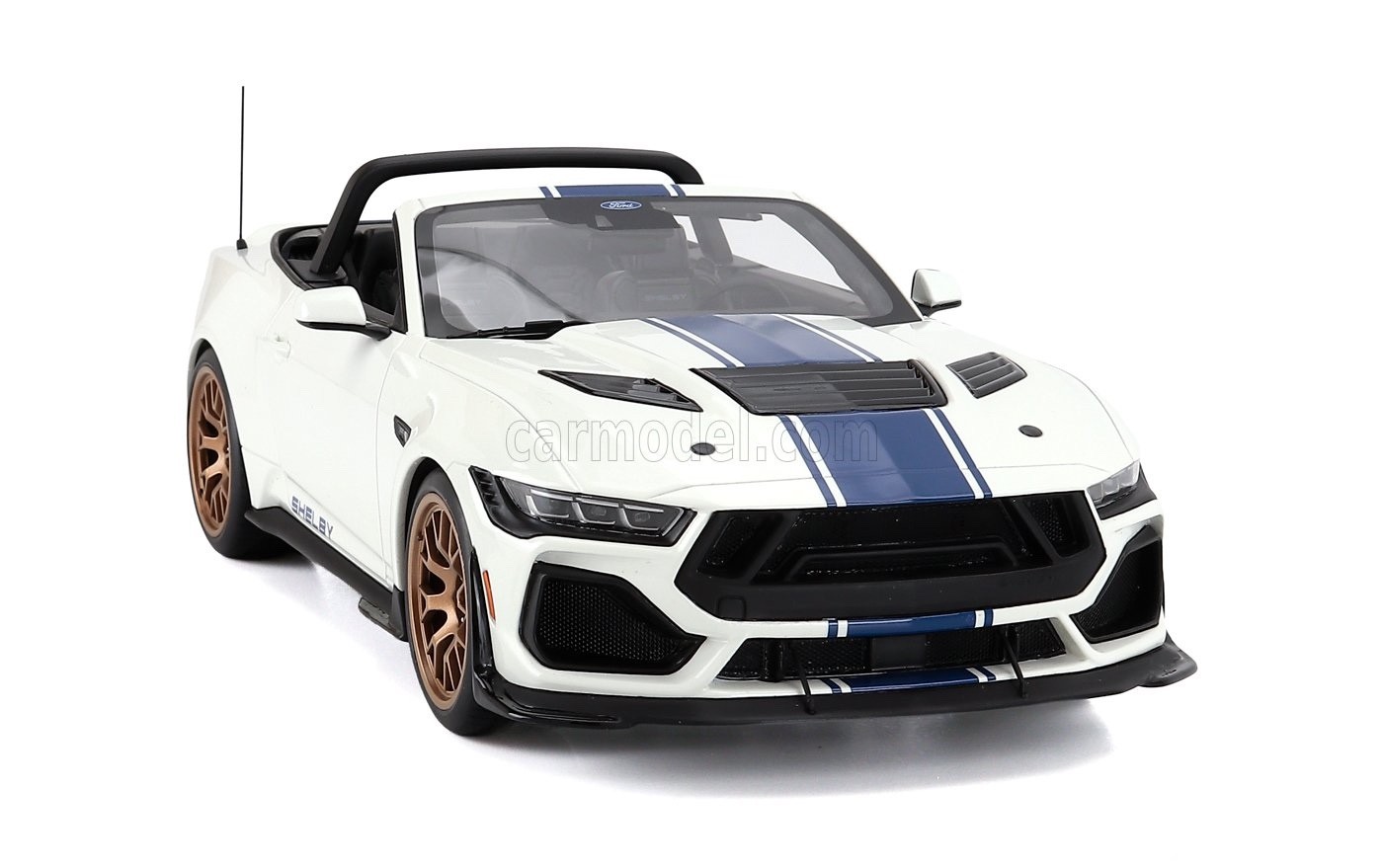Gt-Spirit 1/18 Ford USA Mustang Super Snake Coupe 2025 White Blue GT572 ...