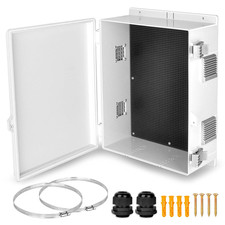 Electrical Junction Box, Outdoor Water Resistant Nema Enclosure, Ventilated ABS