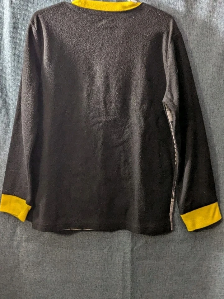 DC Comics Batman Pijama Top Niños Talla 8 Polar Camisa para Dormir Manga Larga Gotham Foto 3 de 4