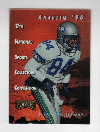 1996 Playoff National Promos #4 Joey Galloway Seattle Seahawks