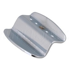 Sliver Zinc Alloy Banjo Tailpiece for 4-stringed Banjo Guitar Replacement