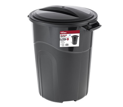 Hyper Tough 32 Gallon Heavy Duty Trash Can with Click Lock Lid