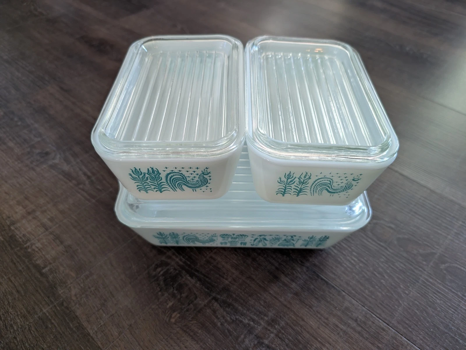 Vintage Pyrex 502 & 503 Amish Butter Print Dishes w/ Lids- Butterprint 6 Pc Lot
Opens in a new windo