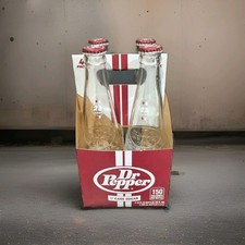 EMPTY 4-Pack :: DR PEPPER Bottles - Cane Sugar: 23 Flavors: Includes Case  Caps
