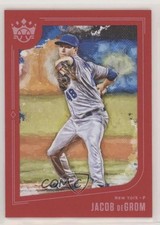 2019 Panini Diamond Kings Red Framed Jacob deGrom #49 8yu