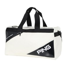 PING GB-U2516 White Emboss Boston Golf Duffel Bag Shoe Pocket 2025 Model Japan