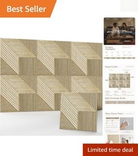 6 Lightweight Acoustic Panels 23.62x23.62 - Modern Sound Absorption Solution