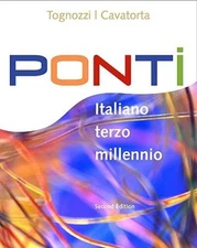 Ponti: Italiano terzo millennio (with Audio CD) (World Languages) - GOOD