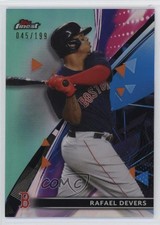 2021 Topps Finest Aqua Refractor /199 Rafael Devers #44 0f58