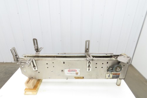 Pfeilspitze 3,25" Tischplatte Edelstahl Flaschenförderer 36" Einlaufabschnitt - ohne Antrieb - Bild 6 von 9