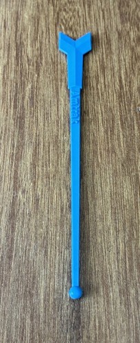 Vintage Amtrak Railroad Blue Plastic Swizzle Stick Drink Stirrer Arrow Logo