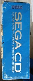 Sega CD Video Game System Console in Original Box w/Manual, Sewer Shark CD Game