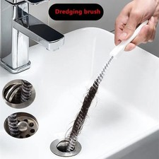 Flexible Drain Cleaning Brush Pipe Sink Hair Remover Tool Kitchen Bathroom