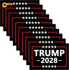 10 Pack of Trump 2028 MAGA Stickers Laptop Bumper Window Waterproof Decals NEW