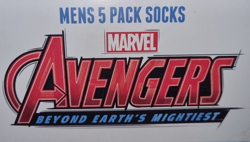 5 pack Marvel Comic SOCKS Size Men's Box Set. - Picture 1 of 3