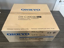 Onkyo DX-C390 6-Disc CD Changer Black Remote Control Digital RCA Optical Outputs