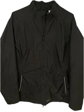 Men's Cutter & Buck WeatherTec Jacket 3XL Water Wind Resistant Windbreaker Black