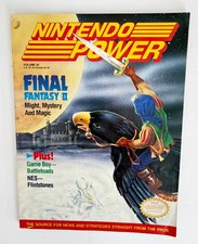 Nintendo Power Nov 1991 Vol 30 Final Fantasy ll complete w/poster pre-owned