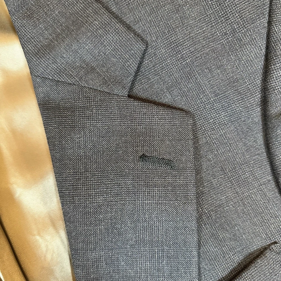 Cricketeer Suit Mens 42L 34x29 Brown Wool Vintage 2 Piece Union Made USA - Image 4 of 4