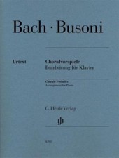 Choralvorspiele, J. S.Bach, F. Busoni, NEU UND PORTOFREI VOM MUSIKFACHHÄNDLER