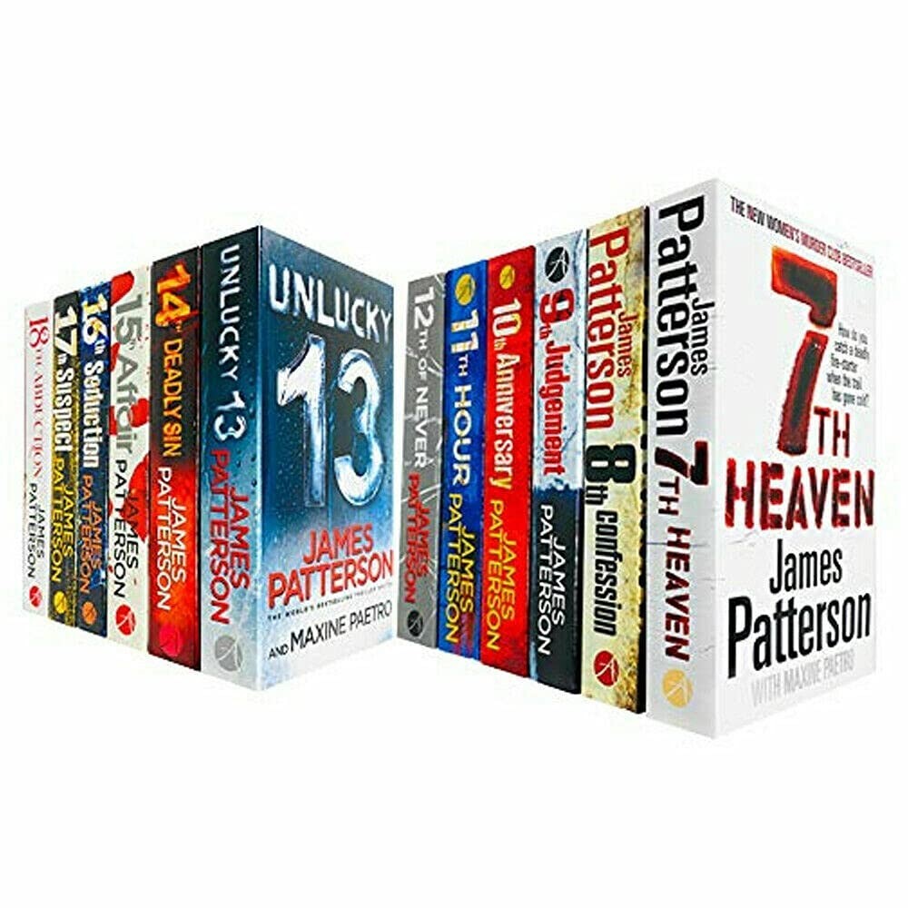 James Patterson Unisex Women's Murder Club 13 Books Collection Set By - Fiction - Paperback - Image 4