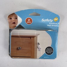 Safety 1st Furniture Wall Straps 2 Count Toddler Youth Baby Secure Furniture