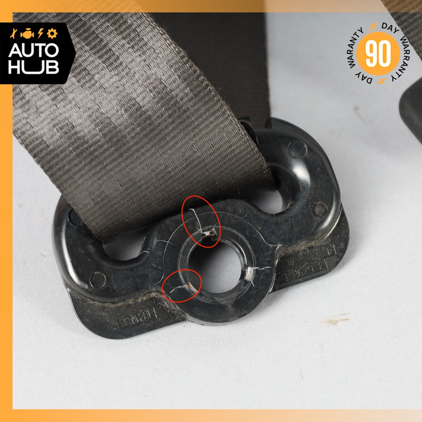 08-18 Maserati GranTurismo M145 Coupe Front Right Side Seat Belt Black OEM 61k