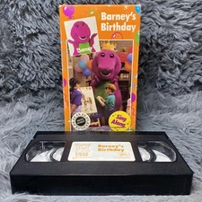 Barney - Barneys Birthday VHS 1992 The Lyons Group Tape Classic Kids Movie Film