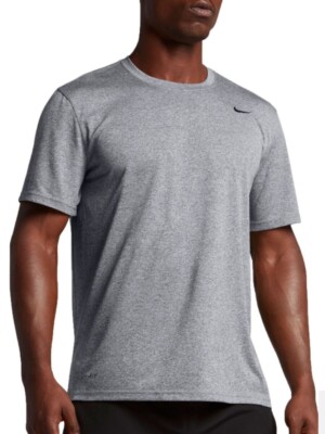 Nike Dri-Fit Grey Short Sleeve Athletic Wear T-Shirt Size XX-Large