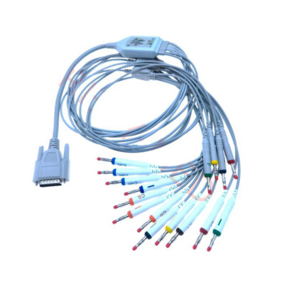 26pin Diagnostic ECG Leadwire,16Lead Banana Patient Cable for Zoncare iMAC1800