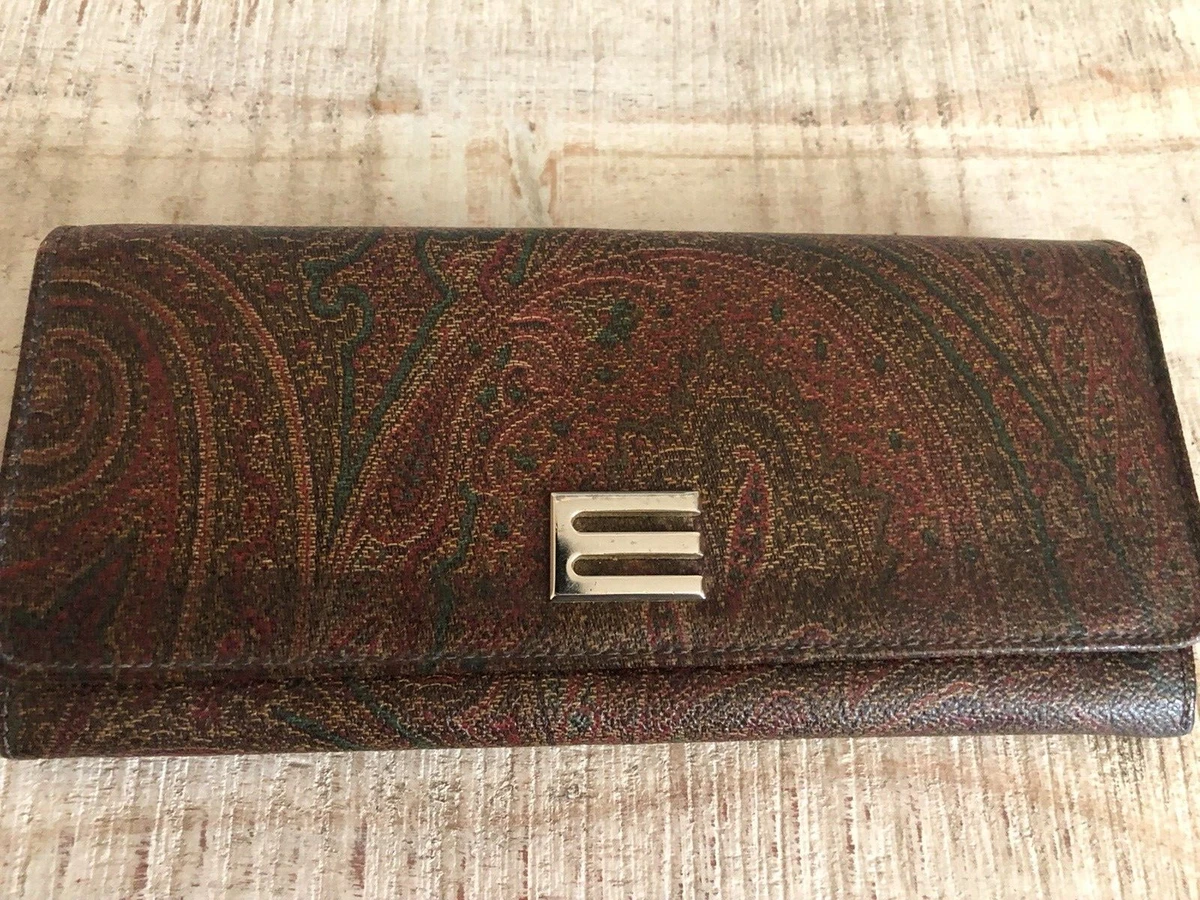 Etro Floral-Print Canvas Clutch Bag