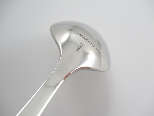 Yamazaki PLATINUM WAVE 4 Teaspoons China Satin Handle 18/10 Stainless Steel - Picture 4 of 4