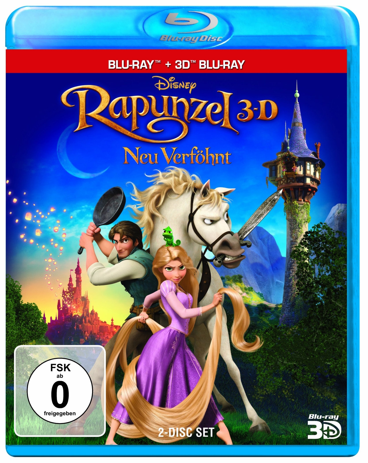 Rapunzel - Neu verföhnt (+ Blu-ray 2D) (Blu-ray)