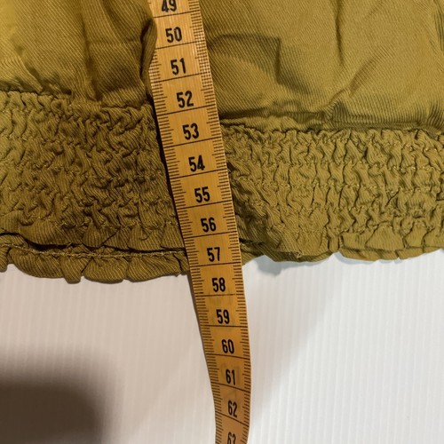 Noa Noa Blouse Womens S Gold/Mustard Floral Appliqué Crossover Front L/sleeve - Picture 16 of 18