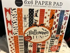 Echo Park Paper "HALLOWEEN FUN" 6x6  Paper Pad~ I combined shipping always