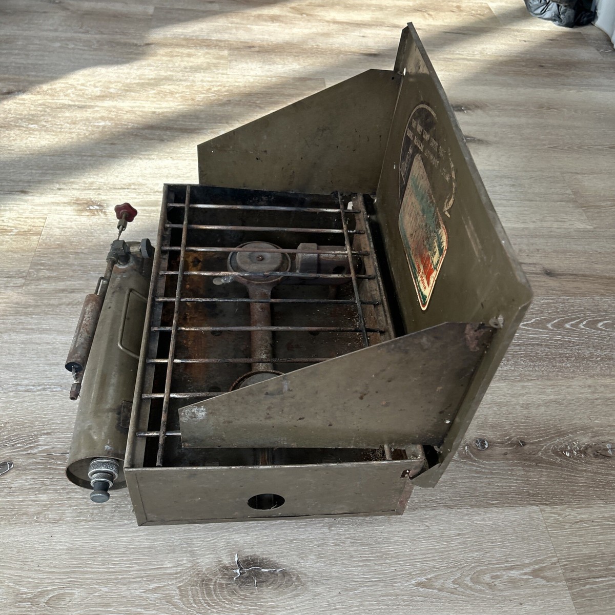 Kamp Kook ツーバーナーコンロAGM社アメリカ製60s Vintage KampKook 2-Burner Camp Stove American Gas Machine Co